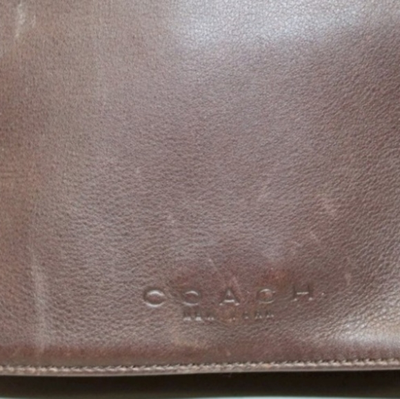💜 COACH MENS CROSSBODY LEATHER MESSENGER BAG - Picture 5 of 7